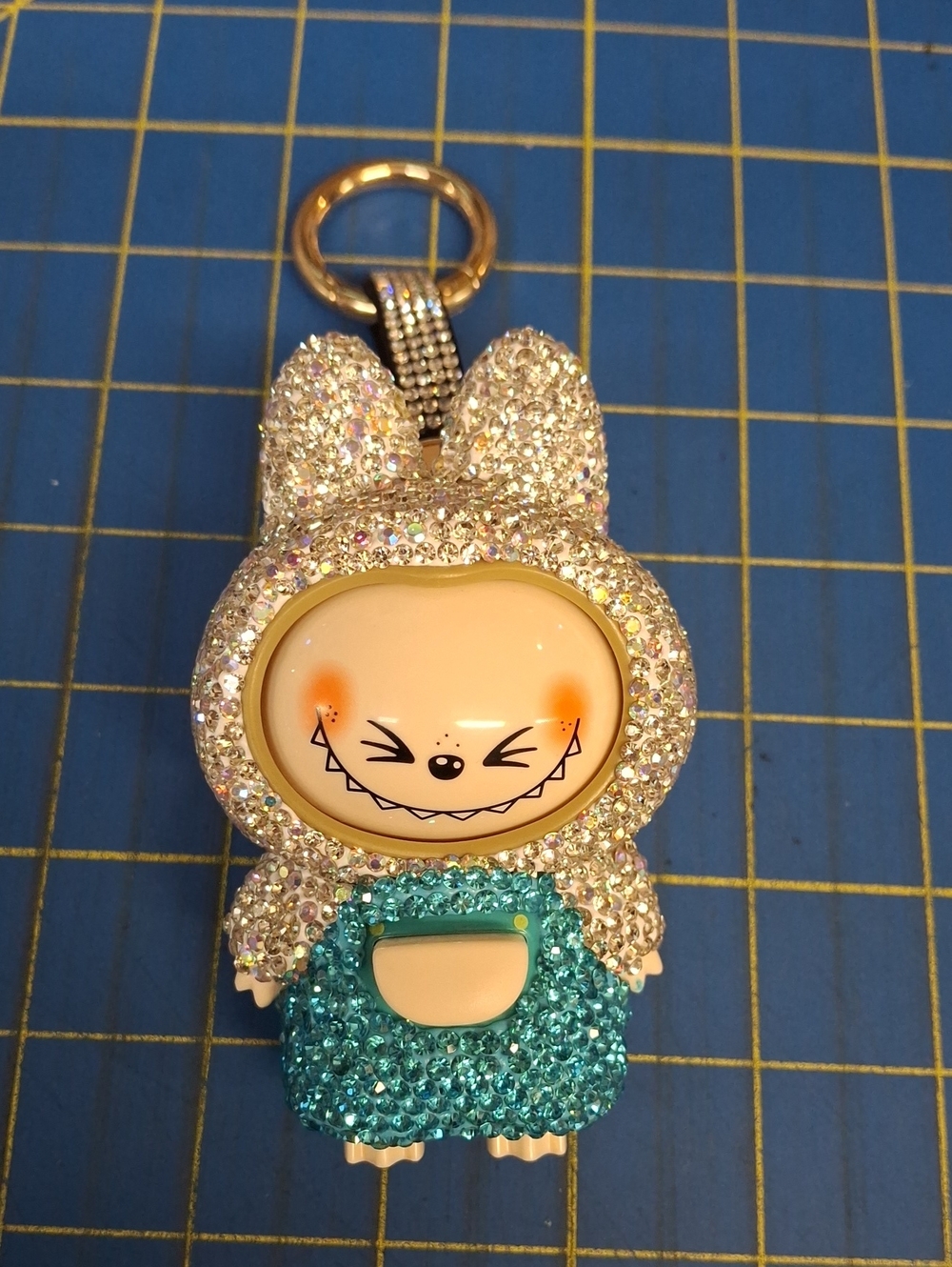 Pop Mart Labubu Cycles Faces Keyring Toys Purse Charm 4x2.5x2 New - Picture 3 of 7